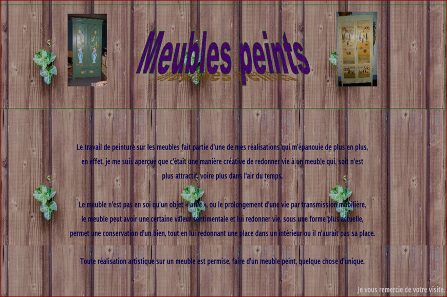 Meubles peints